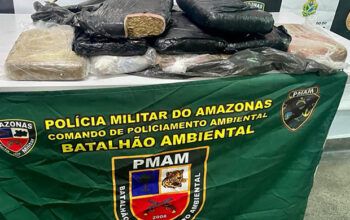 Polícia apreende 10kg de maconha em embarcação procedente de Tefé na orla fluvial de Manaus