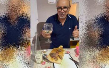 Camarão, churrasco e cerveja: Queiroz esquece sumiço e ostenta nas redes