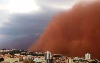 Cidades de SP e do MS registram novas tempestades de areia