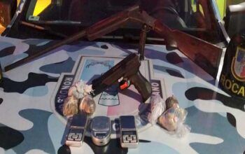 Em Autazes polícia apreende adolescente em posse de armas e entorpecentes