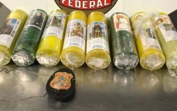 PF  prende moçambicano com cinco quilos de cocaína escondidos em velas de sete dias