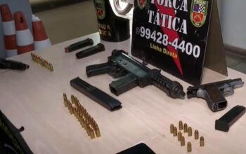 Irmãos envolvidos com o tráfico de drogas são presos com metralhadora em apartamento