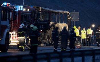 Acidente de ônibus na Bulgária deixa pelo menos 45 mortos
