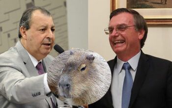 Bolsonaro chama Omar Aziz de ‘cara de capivara’