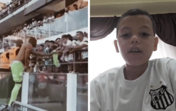 Cena de criança de 9 anos  hostilizada por torcedores do Santos roda o mundo e envergonha o Brasil (vídeos)