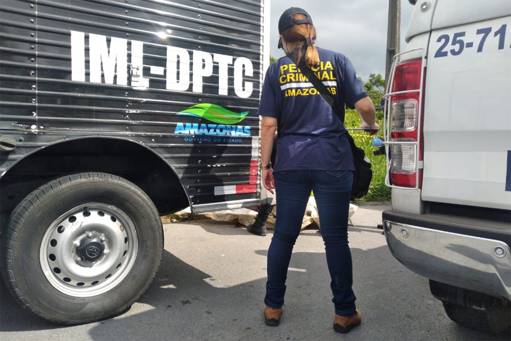 Corpo é encontrado em saco de fibra no Distrito Industrial de Manaus