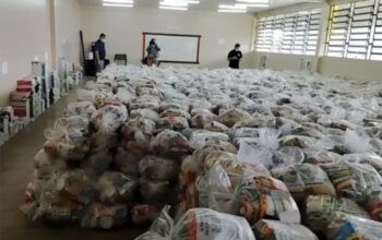 Gaeco apreende  em escola de Coari 3 mil sacolas de rancho que poderiam ser usadas eleitoralmente