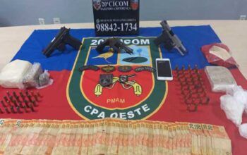 Homem é preso com 1 kg de cocaína no Tarumã, além de várias porções de oxi e maconha