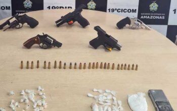 Integrantes de facções criminosas são presos por tráfico e porte ilegal de arma