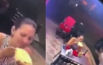 Mulher é abandonada pelo namorado durante roubo e sua reação viraliza - vídeo