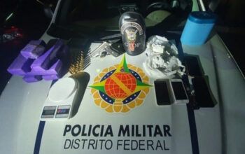 Traficantes do DF são presos com 5 kgs de maconha do tipo “escama de peixe” e 1kg de cocaína