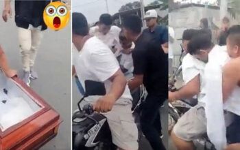 Vídeo - Jovens tiram cadáver de caixão e levam amigo em último passeio de moto