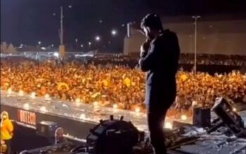 Bolsonarista Gusttavo Lima ouve coro de "Fora Bolsonaro" em show no Rio (vídeo)