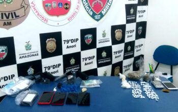 Três homens e uma mulher são presos em Anori por tráfico de drogas, tentativa de homicídio