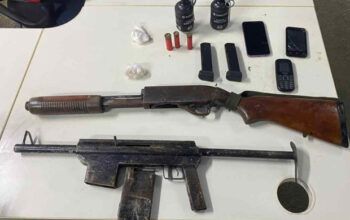 Homem é preso no Iranduba com droga, granada, fuzil, metralhadora e munição