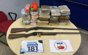 Mais de 30 quilos de cocaína e armas de fogo são apreendidos em Manaus