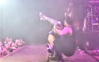 VÍDEO: Joelma faz acrobacia e cai após dois anos longe dos palcos