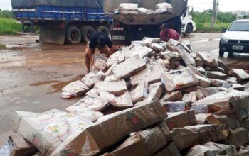 Adaf apreende 5 toneladas de frango em Humaitá transportadas sem nota fiscal