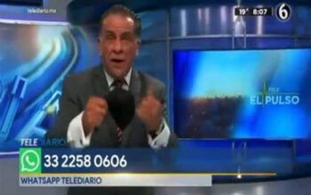 Apresentador de TV mexicana se irrita com antivax: “Idiotas” - vídeo