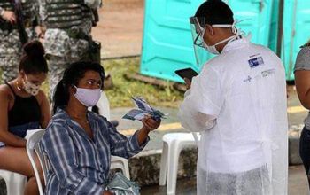 Brasil registra 134 mil infectados e 330 mortes por Covid em 24 horas