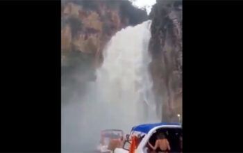 Cabeça d´água precipitou queda de desfiladeiro em Furnas e mortes de turistas - vídeo