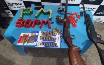 Em Santo Antônio do Içá três homens são presos por porte ilegal de arma