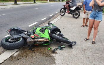 Empresário morre em acidente de moto em avenida de Manaus