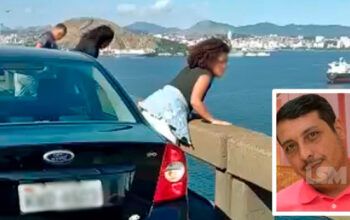 Homem mata ex-mulher a marretadas e se joga da Ponte Rio-Niterói