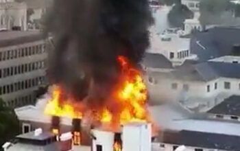 Incêndio atinge sede do Parlamento sul-africano na Cidade do Cabo