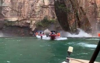 Marinha vai abrir inquérito para investigar desabamento de rocha em MG