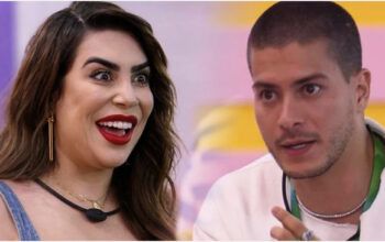 No BBB 22, Naiara coloca Arthur Aguiar contra a parede: 'Quem ama trai?'