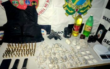 No Iranduba, 11 homens são presos por tráfico de drogas e porte ilegal de arma