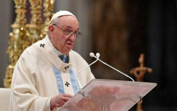 Papa Francisco pede fim da violência contra a mulher em 1ª missa do ano