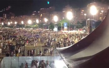 Quatro pessoas são esfaqueadas em Réveillon de Copacabana; colombiana que foi atingida no rosto