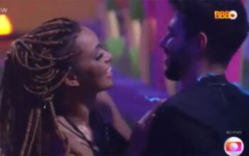 Rodrigo foge de beijo de Natália na primeira festa do BBB22: "Frouxo"