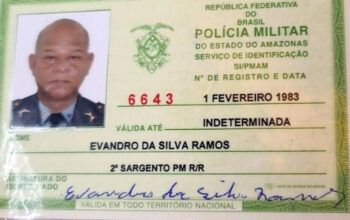 Sargento da PM Evandro é morto a tiros por assaltantes em Manaus