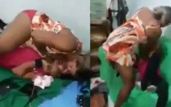 Vídeo: travesti dá ‘surra’ em marido após descobrir traição com amiga