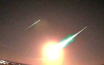 Vídeos: clarão causado por meteoro é visto em MG, GO e no DF