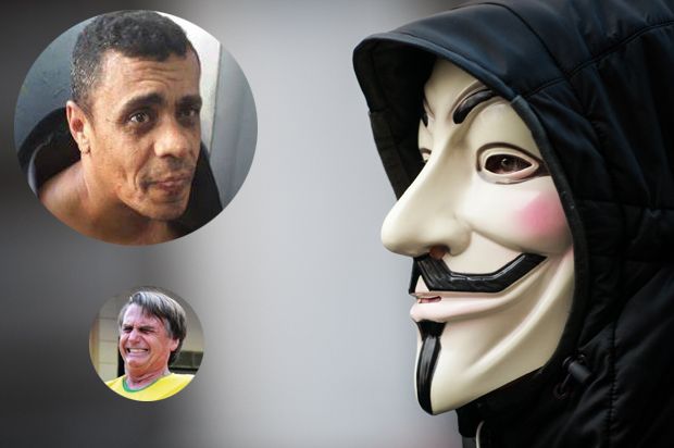 Anonymous afirma que Adélio Bispo gravou depoimento na PF dizendo que a facada teria sido encomendada pela campanha de Haddad