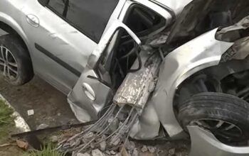 Acidente violento na Cidade Nova deixa um morto