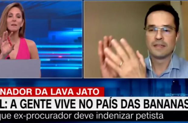 Dallagnol interrompe Monalisa Perrone na CNN e toma invertida (vídeo)