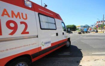 Mulher é alvejada com um tiro durante assalto em ônibus