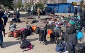Ataque russo a uma estação de trem na Ucrânia deixa ao menos 39 mortos