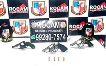 PMAM apreende adolescente por posse de armas de fogo no Santa Etelvina