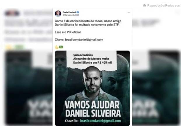 Apoiadores Fazem Vaquinha Para Pagar Multa Do Stf A Daniel Silveira Brasil Matraqueiro 