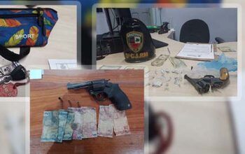 Armas e drogas são apreendidas no Rio Preto da Eva e Itacoatiara