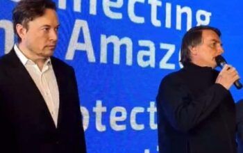Bolsonaro ataca “mentiras sobre a Amazônia” ao lado de Elon Musk