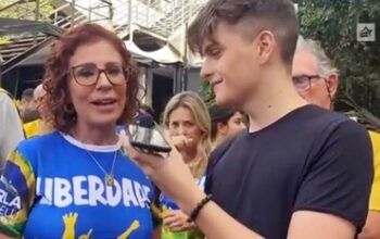 Carla Zambelli é "jantada" por jovem na Paulista (vídeo)