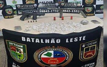 Em ação na zona leste, PMAM apreende armas, munições e drogas