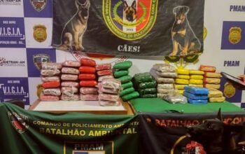 Mais de 70 kg de cocaína  são apreendidas em embarcação oriunda de Benjamim Constant